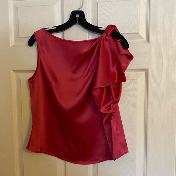 EUC St John silk asymmetrical blouse 14 - Picture 12 of 12